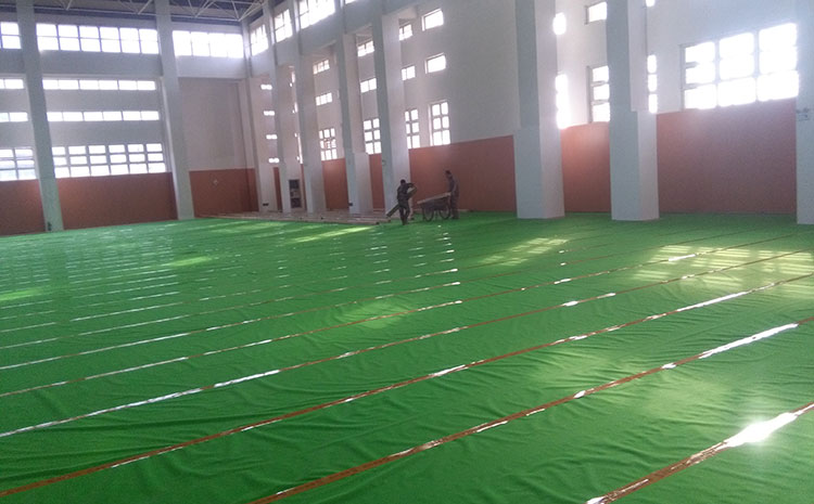 柞木乒乓球館木地板怎么維修？