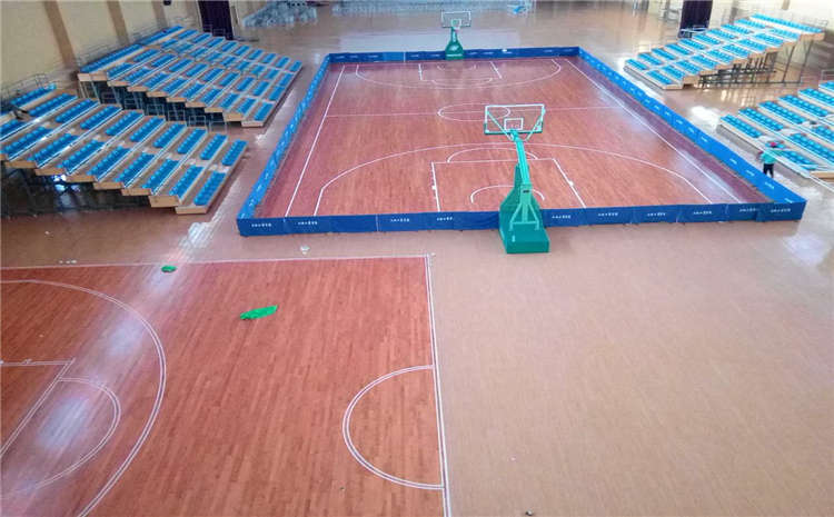 大型籃球?qū)嵞具\(yùn)動地板施工工藝