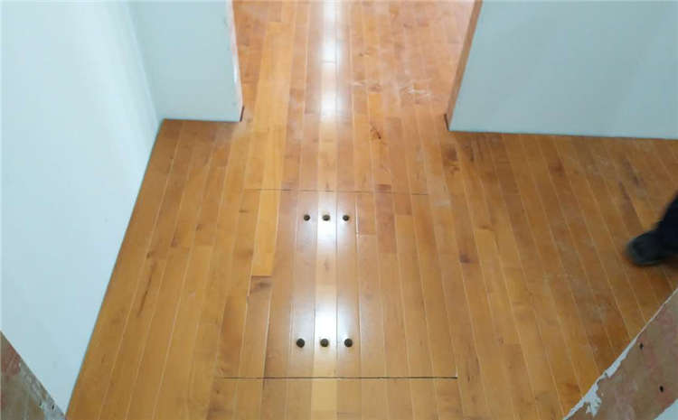 俄勒岡松籃球館木地板雙層龍骨結(jié)構(gòu)