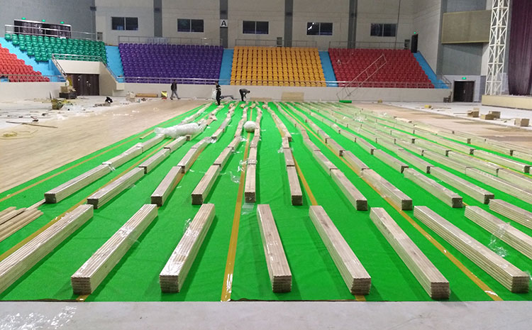 遼寧柞木實木運動地板品牌**