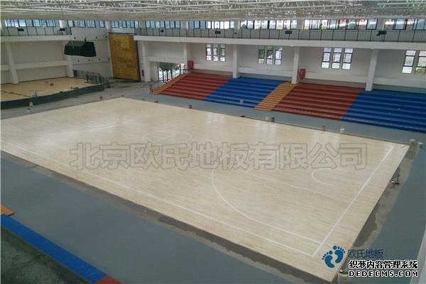 專業(yè)籃球木地板安裝